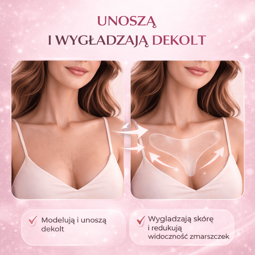 SmoothUp - Wielorazowy Silikonowy Plaster na Biust i Dekolt