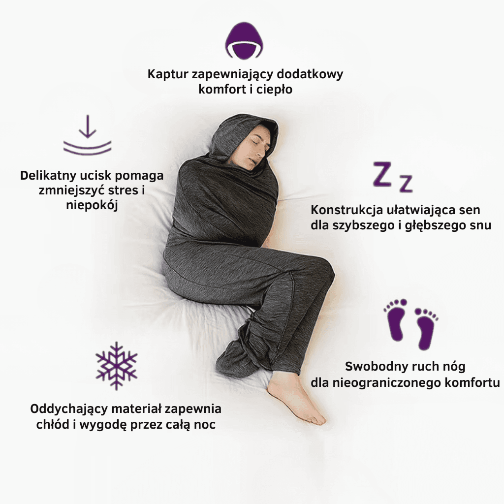 DreamCocoon – Relaksujący Otulacz Sensoryczny do Snu i Głębokiego Relaksu