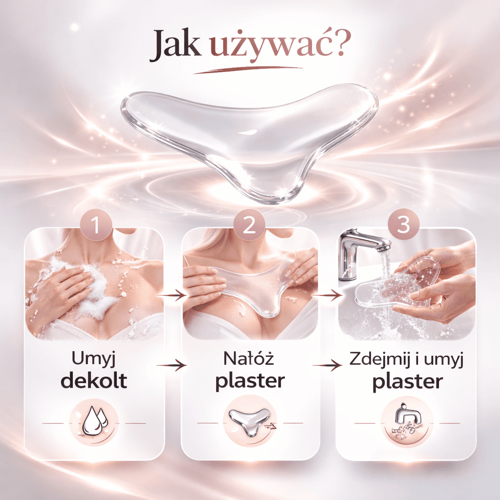 SmoothUp - Wielorazowy Silikonowy Plaster na Biust i Dekolt