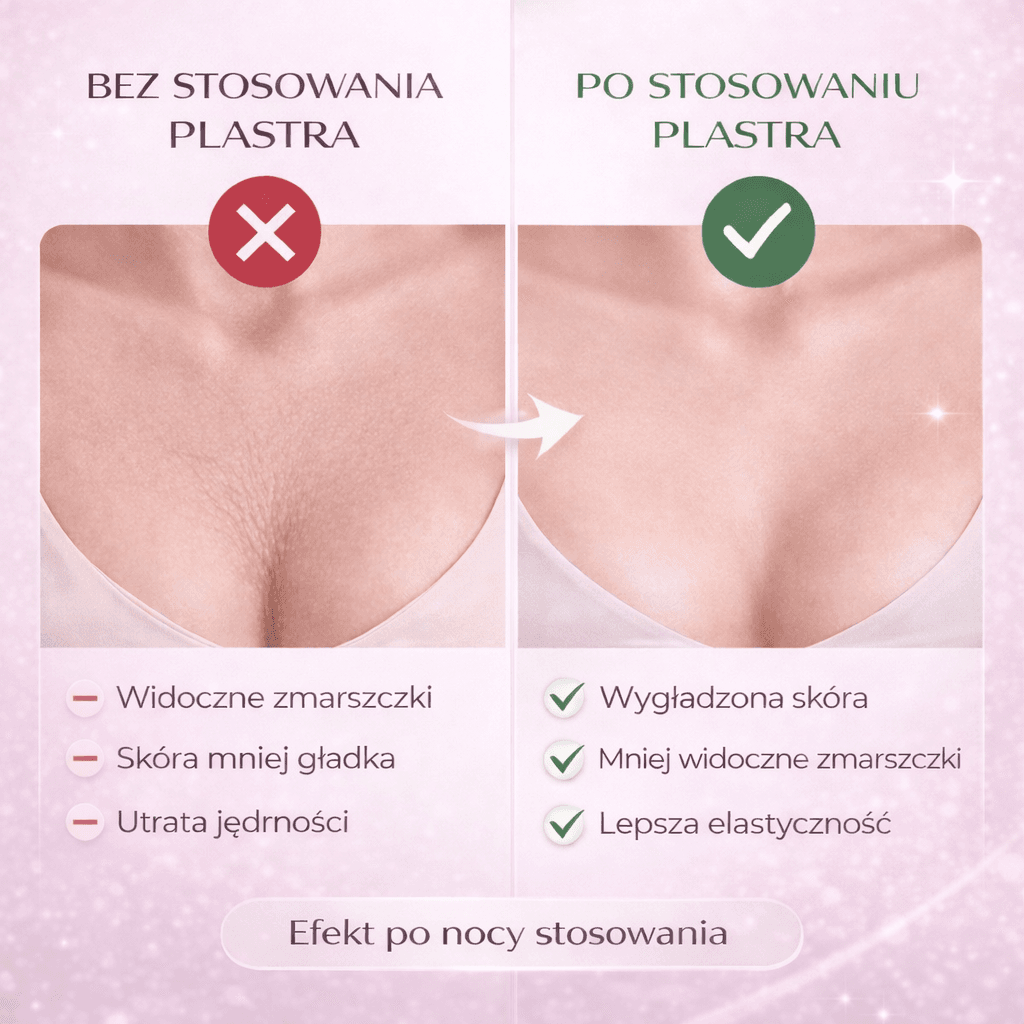 SmoothUp - Wielorazowy Silikonowy Plaster na Biust i Dekolt