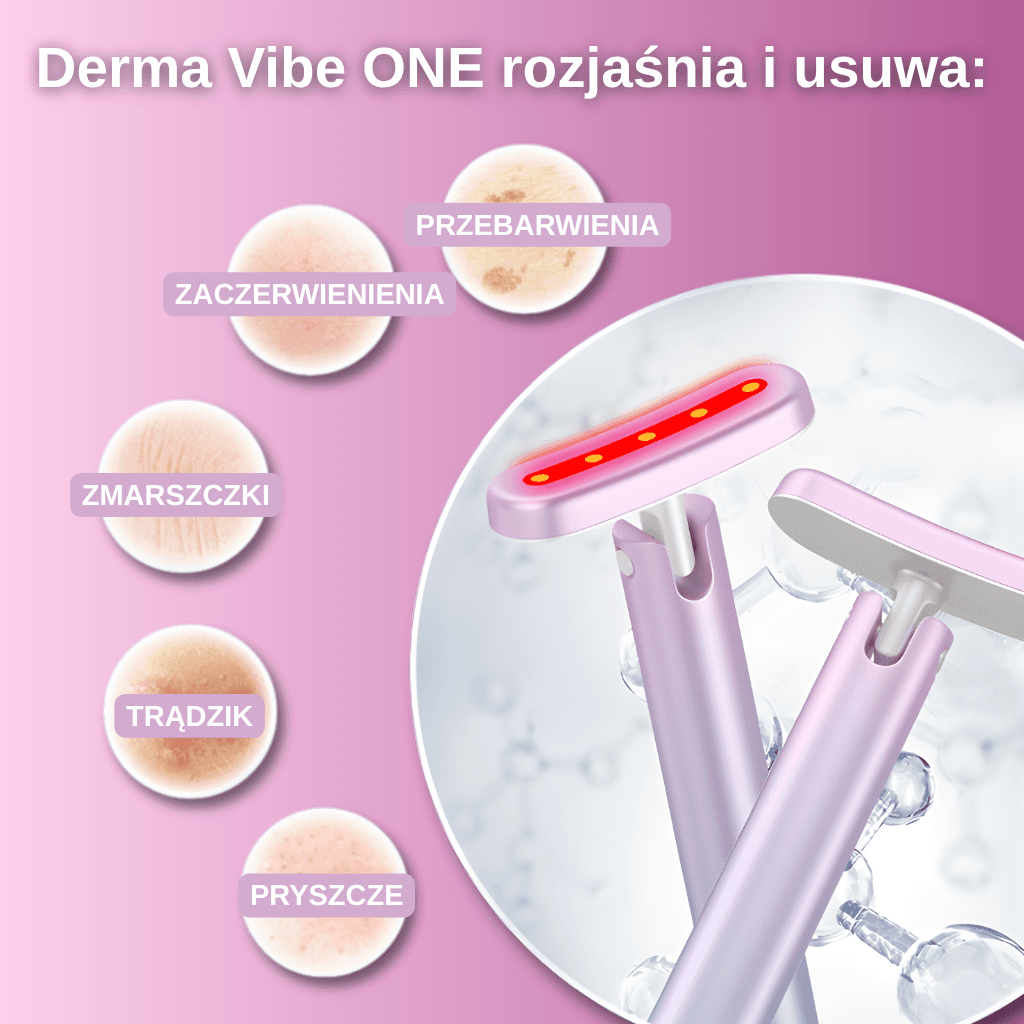 DermaVibe ONE - PRECYZYJNY STYMULATOR  DO WIELOPOZIOMOWEGO ODMŁADZANIA SKÓRY