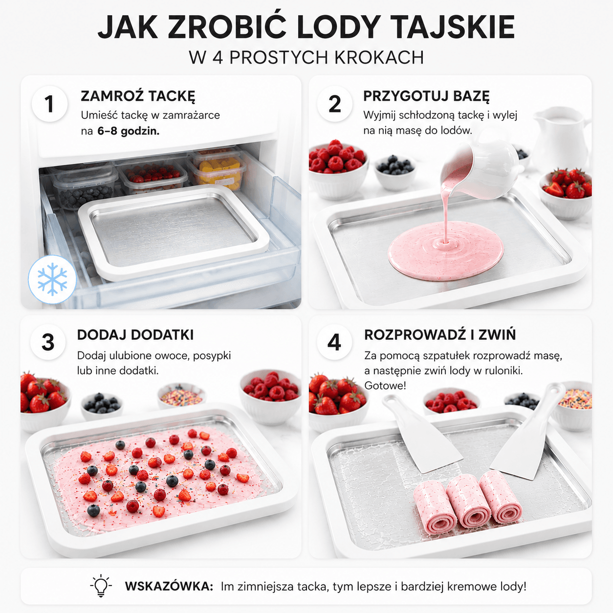 LODO ROLLO - Domowy zestaw do lodowych rolek