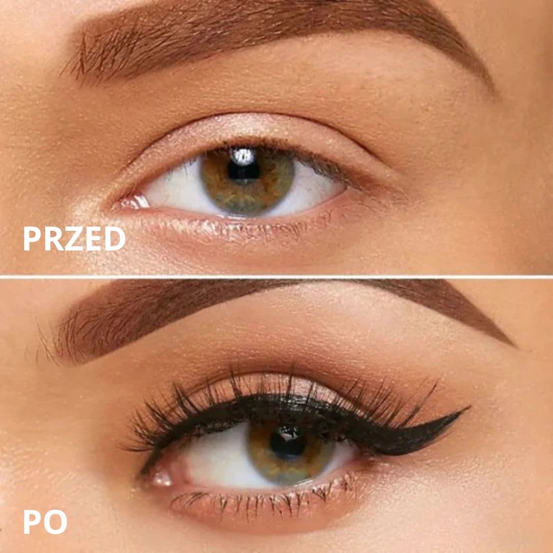 EYELINER w pisaku z dwoma końcówkami. Obrotowy, precyzyjny, utrwalający kontur, długotrwały, wodoodporny, szybkoschnący.