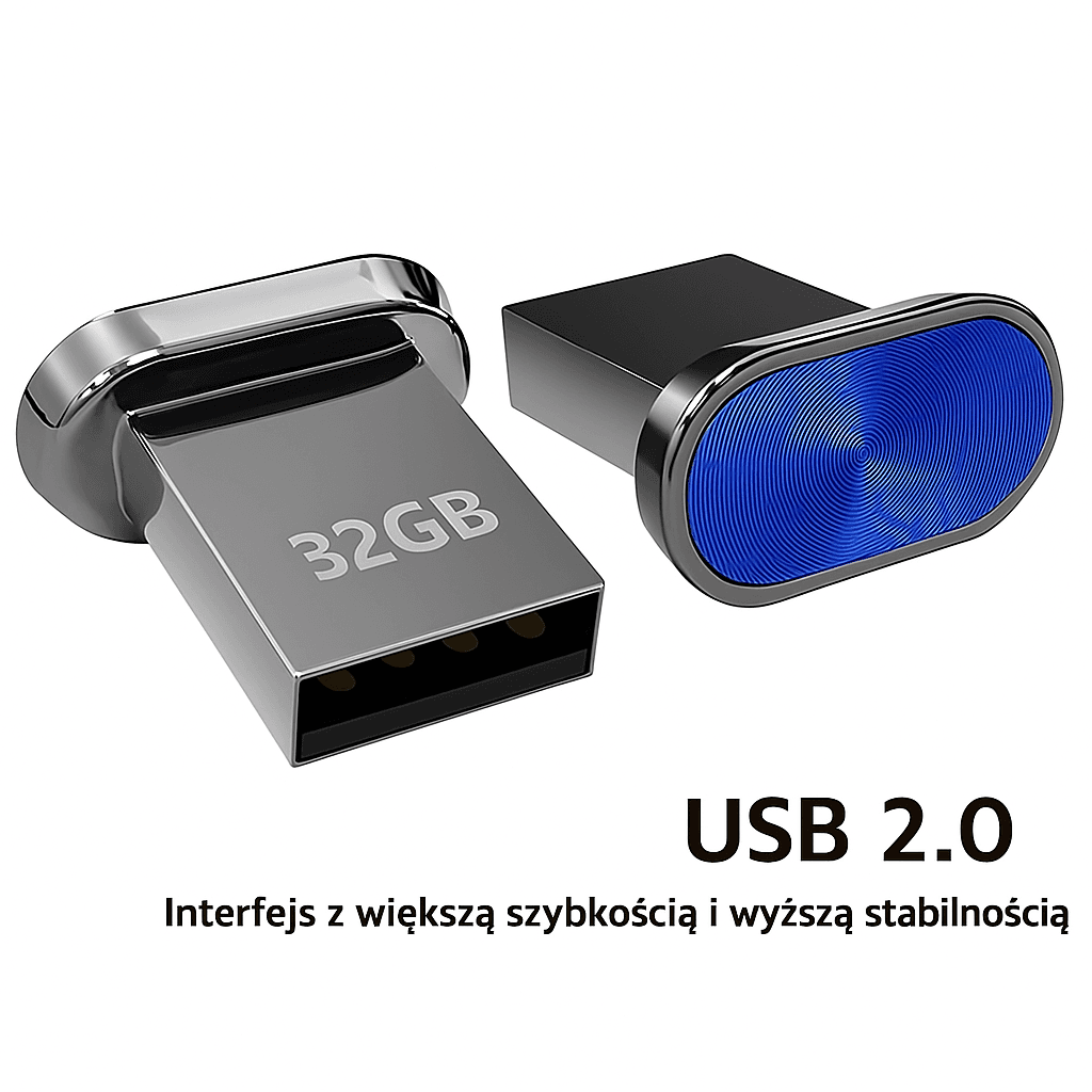 ELEGANCKI PENDRIVE 32 GB – STYL I FUNKCJONALNOŚĆ - METALOWA OBUDOWA