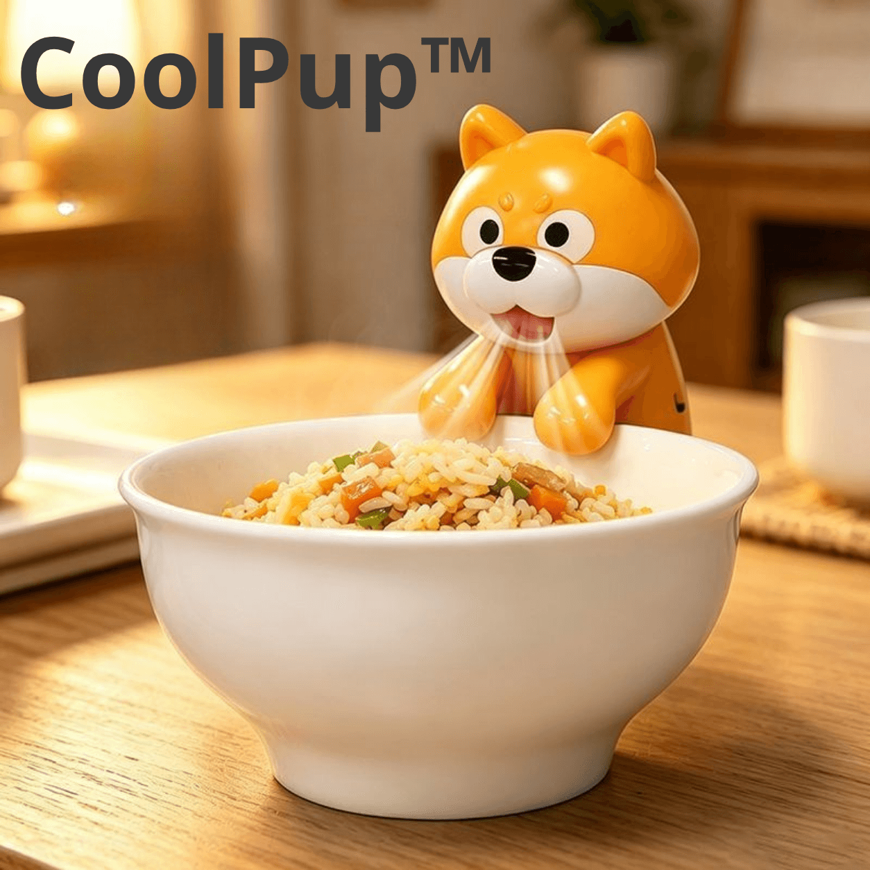 CoolPup™ – Chłodzący pomocnik do posiłków, wentylator USB